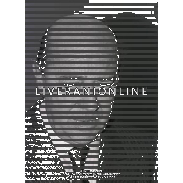 1987 MILANO LEGA CALCIO VIA FILIPPETTI RIUNIONE PRESIDENTI CALCIO NELLA FOTO PAOLO MANTOVANI AG ALDO LIVERANI SAS