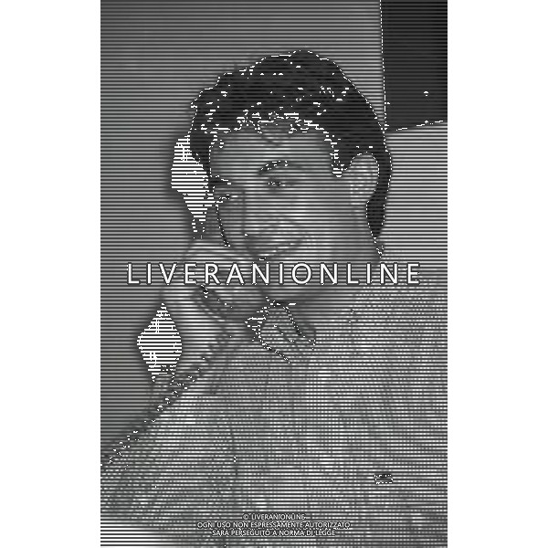 1993 MILANO REDAZIONE DELLA GAZZETTA DELLO SPORT OSPITE PER LE TELEFONATE COI LETTORI JEAN ALESI NELLA FOTO JEAN ALESI AG ALDO LIVERANI SAS