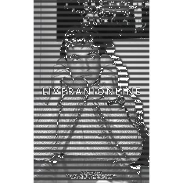 1993 MILANO REDAZIONE DELLA GAZZETTA DELLO SPORT OSPITE PER LE TELEFONATE COI LETTORI JEAN ALESI NELLA FOTO JEAN ALESI AG ALDO LIVERANI SAS