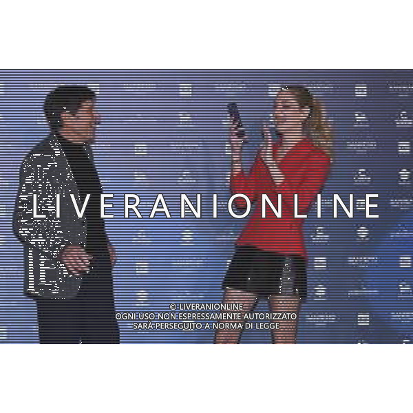 Gianni Morandi e Chiara Ferragni Sanremo 2023 73mo Festival della Canzone Italiana Photocall del 7 febbraio Casino’ Municipale - Sanremo (IM) 07-02-2023 foto Roberto Garavaglia/ag. Aldo Liverani sas / AGENZIA ALDO LIVERANI SAS
