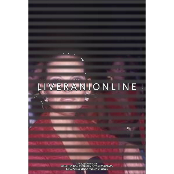 ARCHIVIO GIOVANNI LIVERANI RETROSPETTIVA CLAUDIA CARDINALE ATTRICE NELLA FOTO ALLA FESTA DELLA MODA NEL 1987 AG ALDO LIVERANI SAS