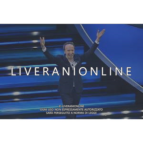 Roberto Benigni Sanremo 2023 73mo Festival della Canzone Italiana - Prima Serata Teatro Ariston - Sanremo (IM) 07-02-2023 foto Roberto Garavaglia/ag. Aldo Liverani sas / AGENZIA ALDO LIVERANI SAS