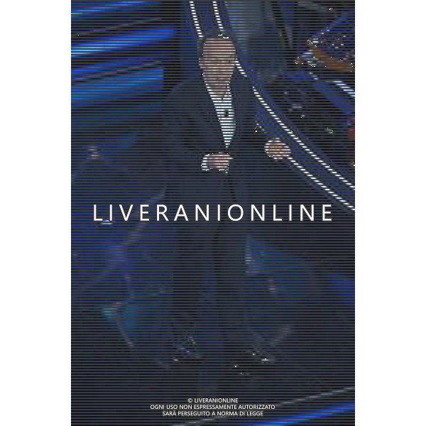 Roberto Benigni Sanremo 2023 73mo Festival della Canzone Italiana - Prima Serata Teatro Ariston - Sanremo (IM) 07-02-2023 foto Roberto Garavaglia/ag. Aldo Liverani sas / AGENZIA ALDO LIVERANI SAS