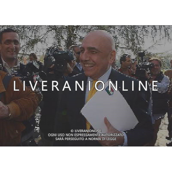 Coverciano 10/11/2005 Raduno della nazionale italiana di calcio nella foto adriano galliani ph gianni nucci/agenzia aldo liverani