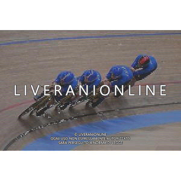 08-02-2023 European Championships Elite Track; Giornata 01; 2023, Italia; Consonni, Simone; Ganna Filippo; Lamon, Francesco; Milan, Jonathan; Grenchen; ©SIROTTI / AGENZIA ALDO LIVERANI SAS