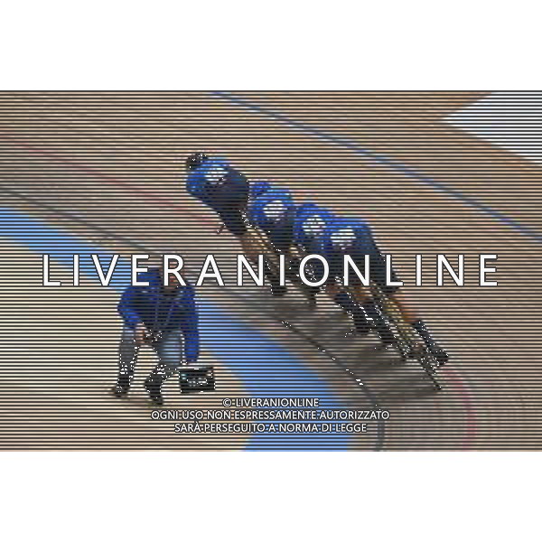 08-02-2023 European Championships Elite Track; Giornata 01; 2023, Italia; Consonni, Simone; Ganna Filippo; Lamon, Francesco; Milan, Jonathan; Villa, Marco; Grenchen; ©SIROTTI / AGENZIA ALDO LIVERANI SAS