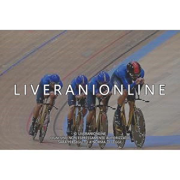 08-02-2023 European Championships Elite Track; Giornata 01; 2023, Italia; Consonni, Simone; Ganna Filippo; Lamon, Francesco; Milan, Jonathan; Grenchen; ©SIROTTI / AGENZIA ALDO LIVERANI SAS