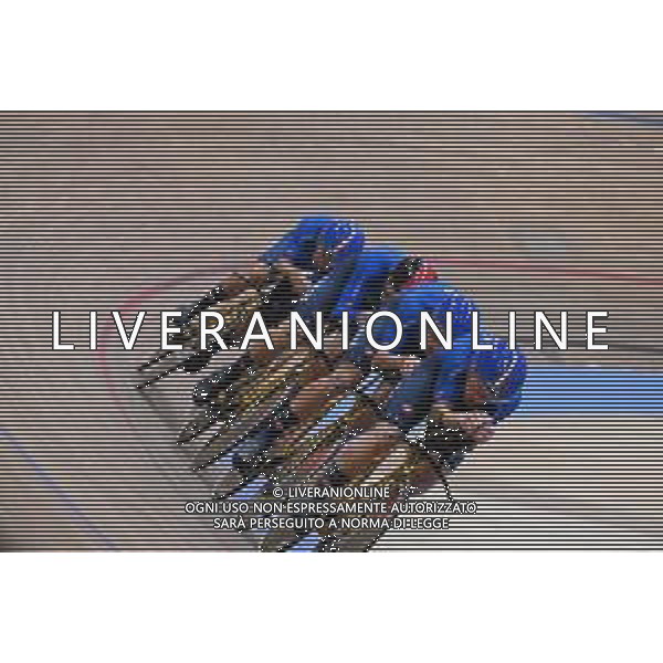 08-02-2023 European Championships Elite Track; Giornata 01; 2023, Italia; Consonni, Simone; Ganna Filippo; Lamon, Francesco; Milan, Jonathan; Grenchen; ©SIROTTI / AGENZIA ALDO LIVERANI SAS