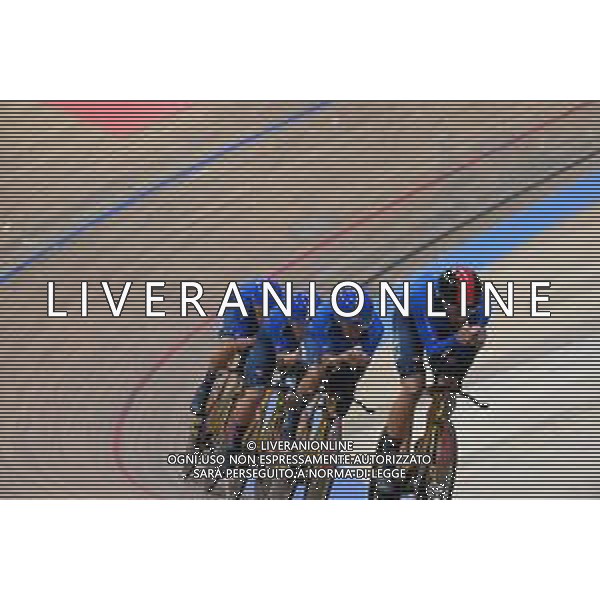 08-02-2023 European Championships Elite Track; Giornata 01; 2023, Italia; Consonni, Simone; Ganna Filippo; Lamon, Francesco; Milan, Jonathan; Grenchen; ©SIROTTI / AGENZIA ALDO LIVERANI SAS