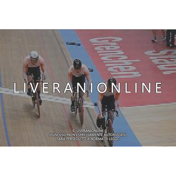 08-02-2023 European Championships Elite Track; Giornata 01; 2023, Olanda; Carlin, Jack; Fielding, Alistair; Hoogland, Jeffrey; Lavreysen, Harrie; Van Den Berg, Roy; Grenchen; ©SIROTTI / AGENZIA ALDO LIVERANI SAS