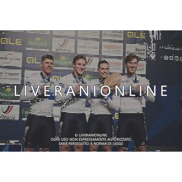 08-02-2023 European Championships Elite Track; Giornata 01; 2023, Olanda; Carlin, Jack; Fielding, Alistair; Hoogland, Jeffrey; Lavreysen, Harrie; Van Den Berg, Roy; Van Loon, Tijmen; Grenchen; ©SIROTTI / AGENZIA ALDO LIVERANI SAS