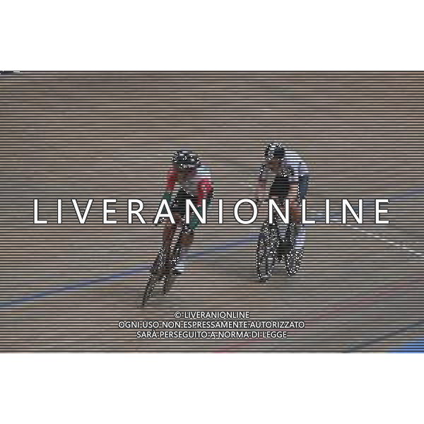 08-02-2023 European Championships Elite Track; Giornata 01; 2023, Germany; 2023, Uae Emirates; Teutenberg, Tim Torn; Oliveira, Rui; Grenchen; ©SIROTTI / AGENZIA ALDO LIVERANI SAS