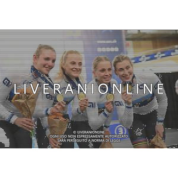 08-02-2023 European Championships Elite Women Track; Giornata 01; 2023, Germany; Friedrich, Lea Sophie; Grabosch, Pauline Sofie; Hinze, Emma; Propster, Alessa Catriona; Grenchen; ©SIROTTI / AGENZIA ALDO LIVERANI SAS