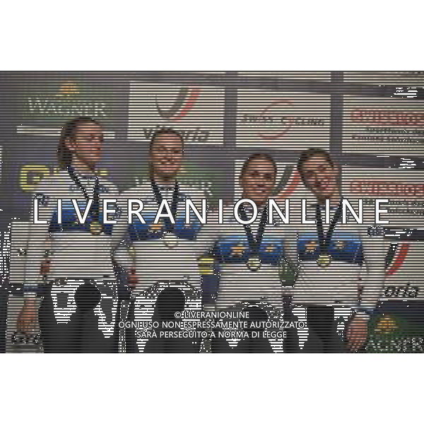08-02-2023 European Championships Elite Women Track; Giornata 01; 2023, Germany; Friedrich, Lea Sophie; Grabosch, Pauline Sofie; Hinze, Emma; Propster, Alessa Catriona; Grenchen; ©SIROTTI / AGENZIA ALDO LIVERANI SAS
