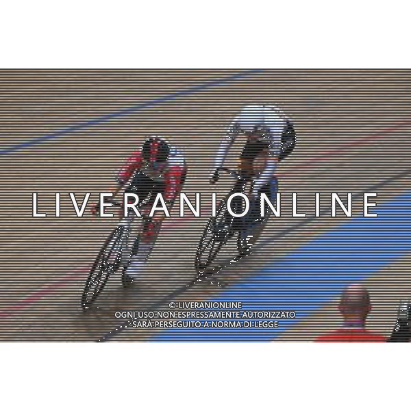 08-02-2023 European Championships Elite Women Track; Giornata 01; 2023, Portogallo; 2023, Spain; Martins, Maria; Larrarte Arteaga, Eukene; Grenchen; ©SIROTTI / AGENZIA ALDO LIVERANI SAS