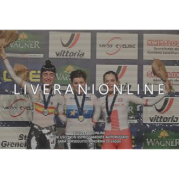08-02-2023 European Championships Elite Women Track; Giornata 01; 2023, Portogallo; 2023, Spain; 2023, Polonia; Martins, Maria; Larrarte Arteaga, Eukene; Pikulik, Daria; Grenchen; ©SIROTTI / AGENZIA ALDO LIVERANI SAS