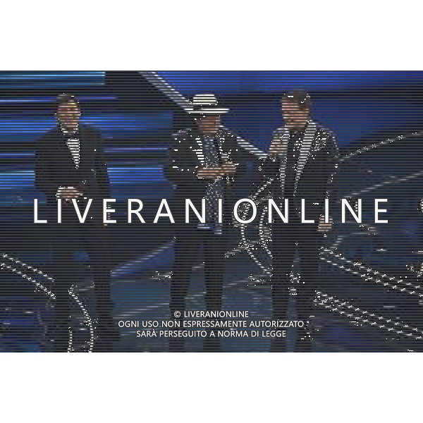 Gianni Morandi, Al Bano e Massimo Ranieri Sanremo 2023 73mo Festival della Canzone Italiana - Seconda Serata Teatro Ariston - Sanremo (IM) 08-02-2023 foto Roberto Garavaglia/ag. Aldo Liverani sas / AGENZIA ALDO LIVERANI SAS