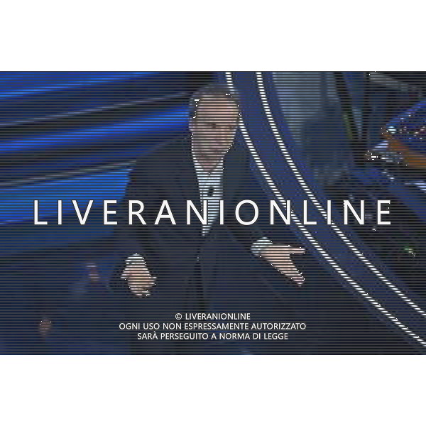 Roberto Benigni Sanremo 2023 73mo Festival della Canzone Italiana - Prima Serata Teatro Ariston - Sanremo (IM) 07-02-2023 foto Roberto Garavaglia/ag. Aldo Liverani sas / AGENZIA ALDO LIVERANI SAS