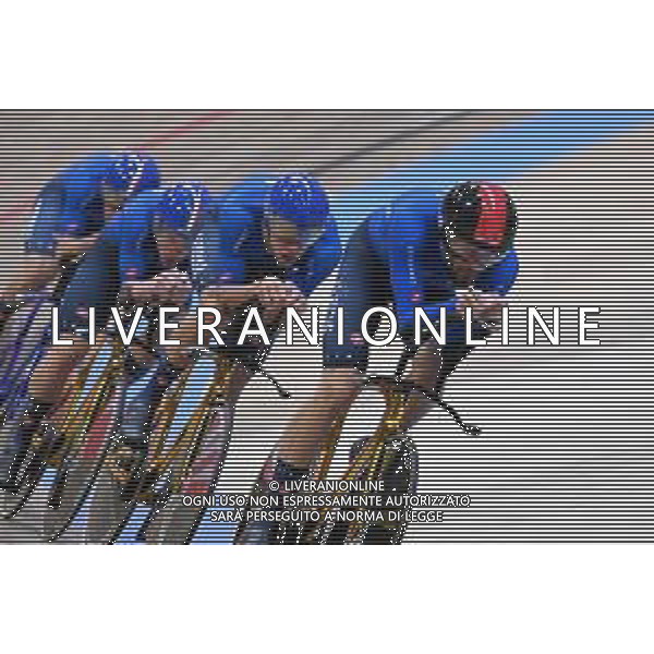 09-02-2023 European Championships Elite Track; Giornata 02; 2023, Italia; Consonni, Simone; Ganna, Filippo; Moro, Mnanlio; Milan, Jonathan; Grenchen; ©SIROTTI / AGENZIA ALDO LIVERANI SAS