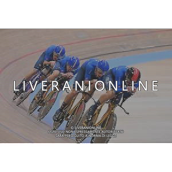 09-02-2023 European Championships Elite Track; Giornata 02; 2023, Italia; Consonni, Simone; Ganna, Filippo; Moro, Mnanlio; Milan, Jonathan; Grenchen; ©SIROTTI / AGENZIA ALDO LIVERANI SAS