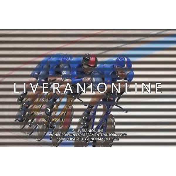 09-02-2023 European Championships Elite Track; Giornata 02; 2023, Italia; Consonni, Simone; Ganna, Filippo; Moro, Mnanlio; Milan, Jonathan; Grenchen; ©SIROTTI / AGENZIA ALDO LIVERANI SAS