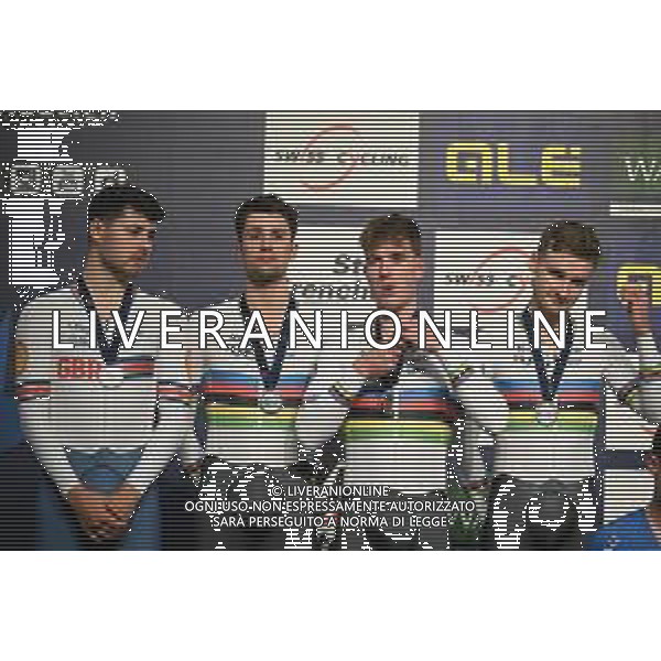 09-02-2023 European Championships Elite Track; Giornata 02; 2023, Great Britain; Rentin; Lafargue, Quentin; Bigham, Daniel; Tanfiled, Charlie; Vernon, Ethan; Wood, Oliver; Grenchen; ©SIROTTI / AGENZIA ALDO LIVERANI SAS
