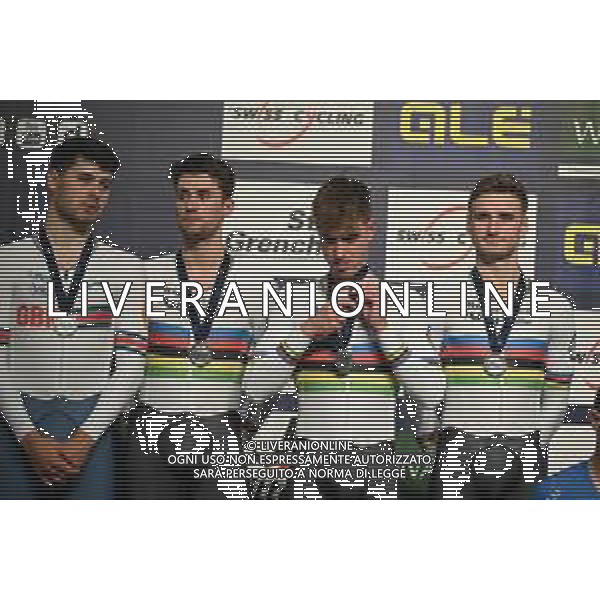 09-02-2023 European Championships Elite Track; Giornata 02; 2023, Great Britain; Rentin; Lafargue, Quentin; Bigham, Daniel; Tanfiled, Charlie; Vernon, Ethan; Wood, Oliver; Grenchen; ©SIROTTI / AGENZIA ALDO LIVERANI SAS