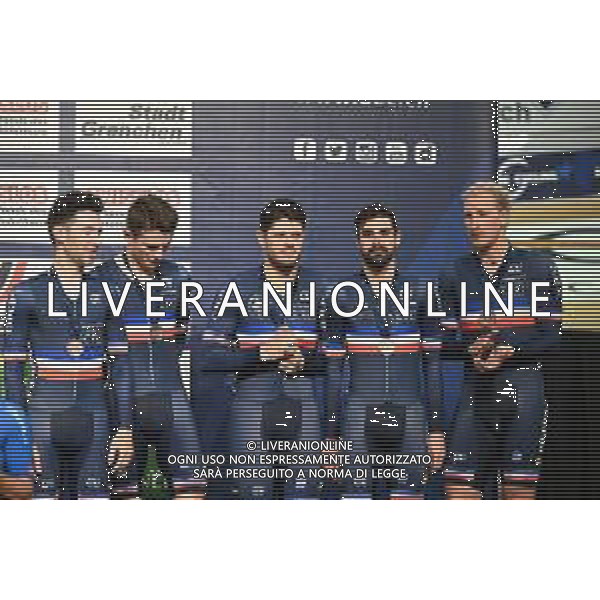 09-02-2023 European Championships Elite Track; Giornata 02; 2023, France; Denis, Thomas; Ermenault, Corentin; Lafargue, Quentin; Thomas, Benjamin; Garel, Adrien; Grenchen; ©SIROTTI / AGENZIA ALDO LIVERANI SAS