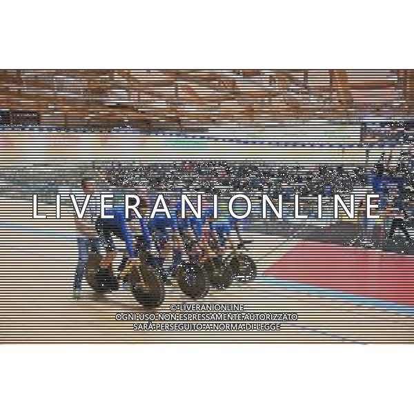 09-02-2023 European Championships Elite Track; Giornata 02; 2023, Italia; Ganna, Filippo; Lamon, Francesco; Milan, Jonathan; Moro, Manlio; Grenchen; ©SIROTTI / AGENZIA ALDO LIVERANI SAS