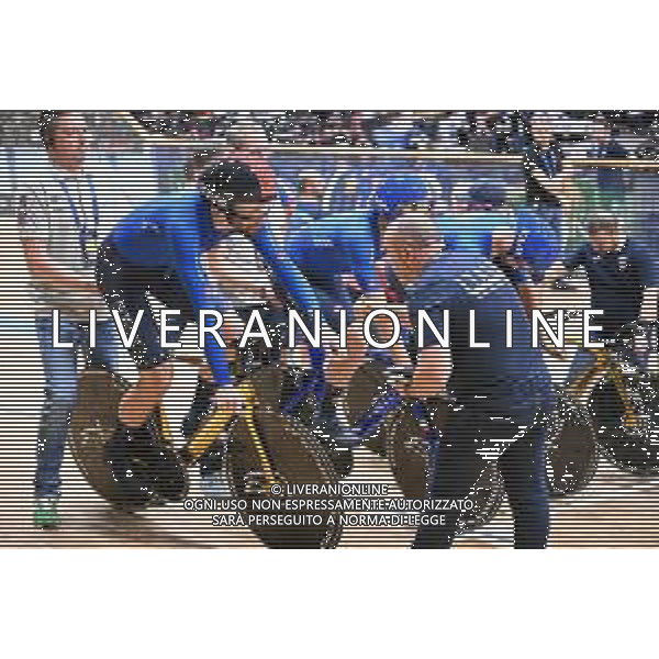 09-02-2023 European Championships Elite Track; Giornata 02; 2023, Ineos Grenadiers; Ganna, Filippo; Villa, Marco; Grenchen; ©SIROTTI / AGENZIA ALDO LIVERANI SAS