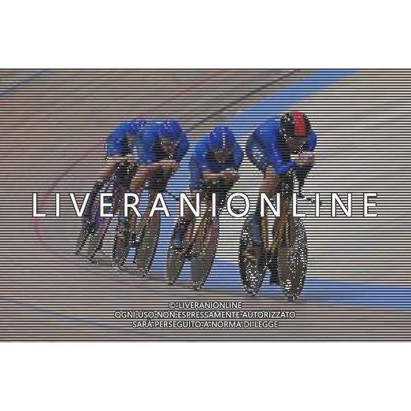 09-02-2023 European Championships Elite Track; Giornata 02; 2023, Italia; Ganna, Filippo; Lamon, Francesco; Milan, Jonathan; Moro, Manlio; Grenchen; ©SIROTTI / AGENZIA ALDO LIVERANI SAS