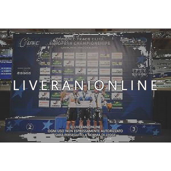 09-02-2023 European Championships Elite Track; Giornata 02; 2023, Olanda; 2023, Spain; 2023, Germany; Hoogland, Jeffrey; Martinez Chorro, Alejando; Dornbach, Maximilian; Grenchen; ©SIROTTI / AGENZIA ALDO LIVERANI SAS