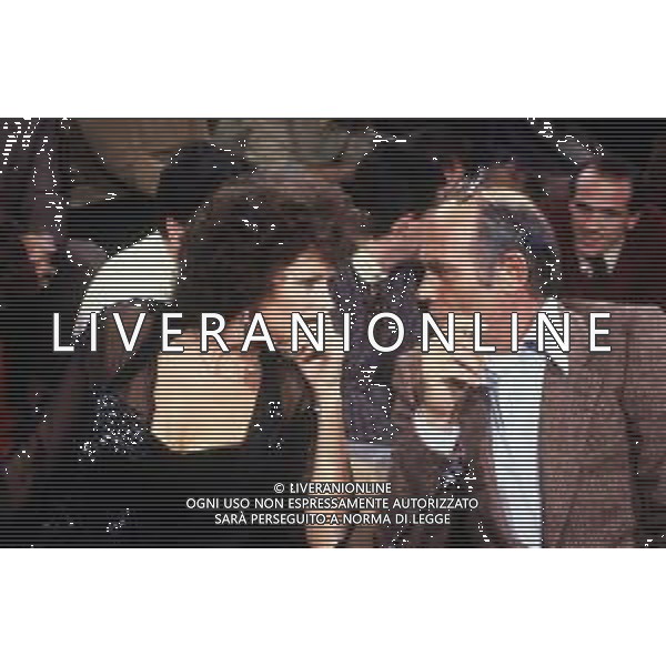 RETROSPETTIVA CLAUDIA CARDINALE ATTRICE NELLA FOTO CON IL MARITO PASQUALE SQUITIERI OSPITE DELLA TRASMISSIONE BLITZ - MILANO ANNI \'80 AG ALDO LIVERANI SAS