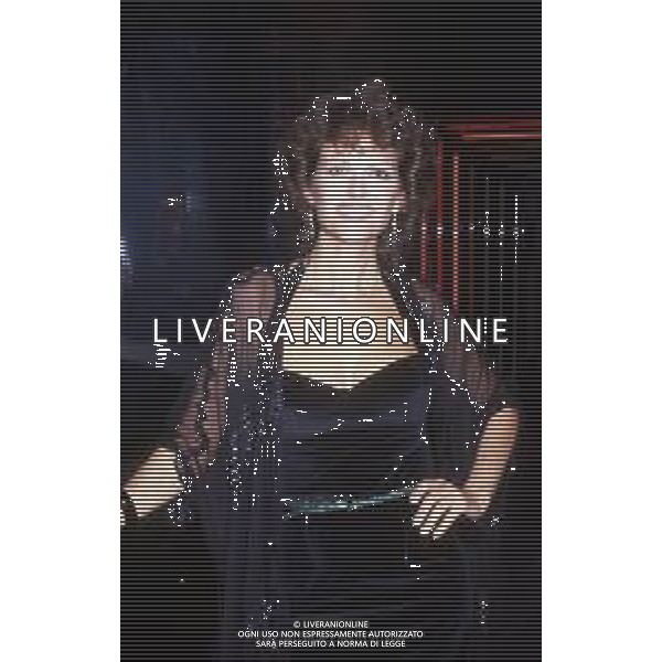 RETROSPETTIVA CLAUDIA CARDINALE ATTRICE NELLA FOTO OSPITE DELLA TRASMISSIONE BLITZ - MILANO ANNI \'80 AG ALDO LIVERANI SAS