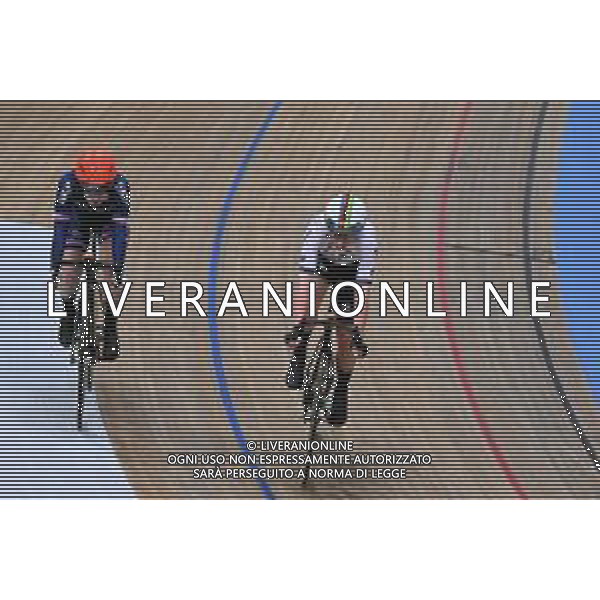 09-02-2023 European Championships Elite Women Track; Giornata 02; 2023, Belgium; 2023, France; Kopecky, Lotte; Fortin, Valentine; Grenchen; ©SIROTTI / AGENZIA ALDO LIVERANI SAS