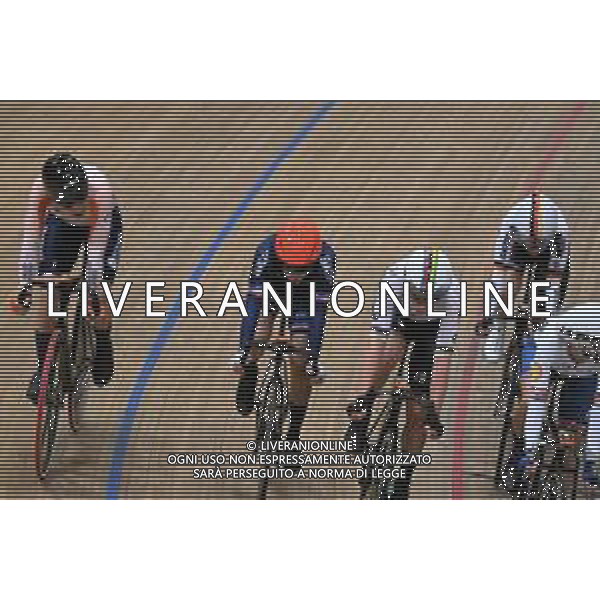 09-02-2023 European Championships Elite Women Track; Giornata 02; 2023, Belgium; 2023, France; 2023, Olanda; Kopecky, Lotte; Fortin, Valentine; Van Der Duin, Maike; Grenchen; ©SIROTTI / AGENZIA ALDO LIVERANI SAS