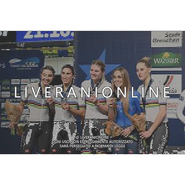 09-02-2023 European Championships Elite Women Track; Giornata 02; 2023, Italia; Alzini, Martina; Balsamo, Elisa; Fidanza, Martina; Guazzini, Vittoria; Paternoster, Letizia; Grenchen; ©SIROTTI / AGENZIA ALDO LIVERANI SAS
