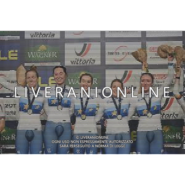 09-02-2023 European Championships Elite Women Track; Giornata 02; 2023, Great Britain; Archibald, Katie; Evans, Neah; Knight, Josie; Morris, Anna; Barker, Elinor; Grenchen; ©SIROTTI / AGENZIA ALDO LIVERANI SAS