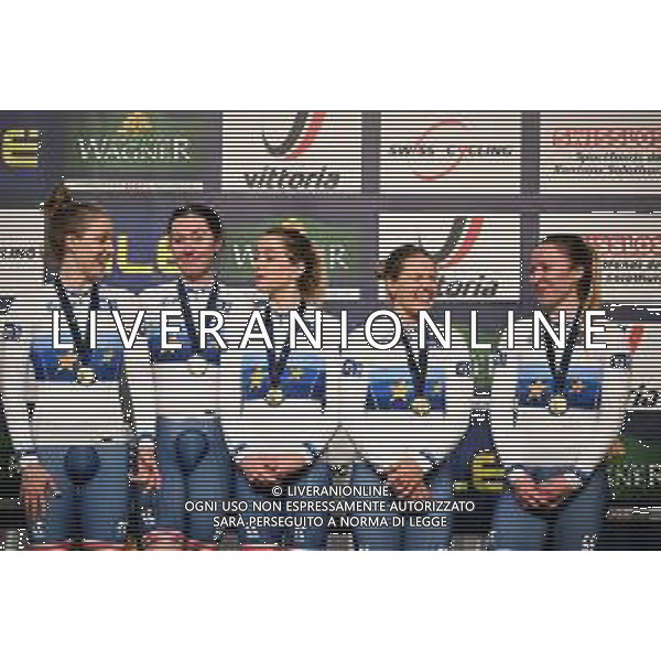 09-02-2023 European Championships Elite Women Track; Giornata 02; 2023, Great Britain; Archibald, Katie; Evans, Neah; Knight, Josie; Morris, Anna; Barker, Elinor; Grenchen; ©SIROTTI / AGENZIA ALDO LIVERANI SAS