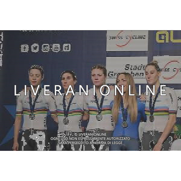 09-02-2023 European Championships Elite Women Track; Giornata 02; 2023, Italia; Alzini, Martina; Balsamo, Elisa; Fidanza, Martina; Guazzini, Vittoria; Paternoster, Letizia; Grenchen; ©SIROTTI / AGENZIA ALDO LIVERANI SAS