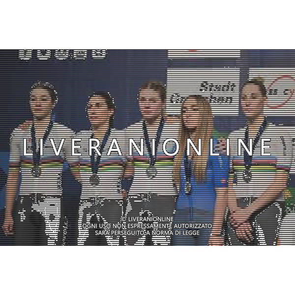 09-02-2023 European Championships Elite Women Track; Giornata 02; 2023, Italia; Alzini, Martina; Balsamo, Elisa; Fidanza, Martina; Guazzini, Vittoria; Paternoster, Letizia; Grenchen; ©SIROTTI / AGENZIA ALDO LIVERANI SAS