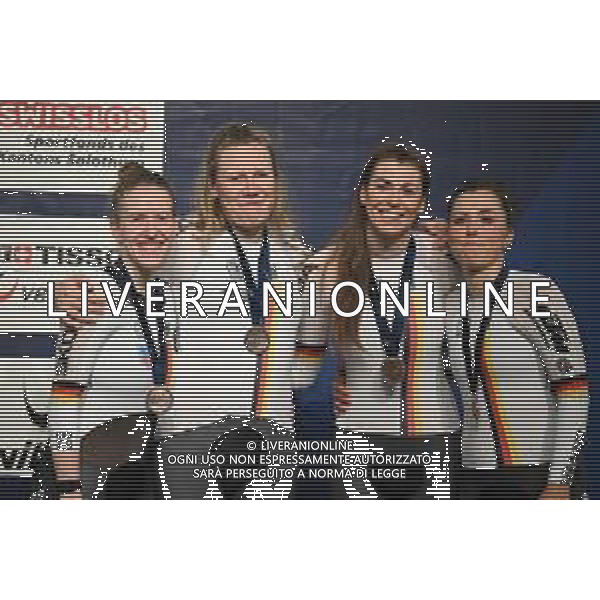 09-02-2023 European Championships Elite Women Track; Giornata 02; 2023, Germany; Brausse, Franziska; Klein, Lisa; Kroger, Mieke; Sussemilch, Laura; Grenchen; ©SIROTTI / AGENZIA ALDO LIVERANI SAS