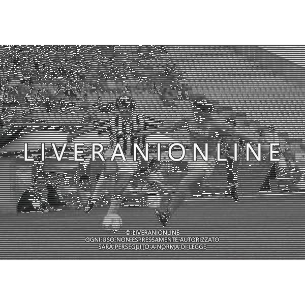 08-05-1988 UDINE-CAMPIONATO DI CALCIO SERIE B UDINESE-BRESCIA 1-0 NELLA FOTO CLAUDIO VAGHEGGI E CLAUDIO TESTONI AG ALDO LIVERANI SAS