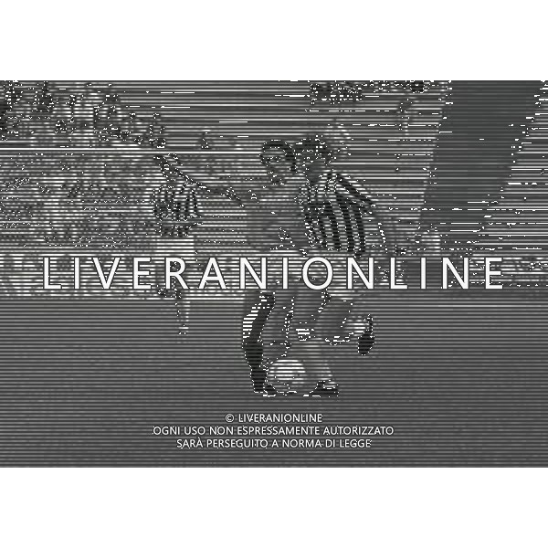 08-05-1988 UDINE-CAMPIONATO DI CALCIO SERIE B UDINESE-BRESCIA 1-0 NELLA FOTO ODOACRE CHIERICO-STEFANO BONOMETTI AG ALDO LIVERANI SAS