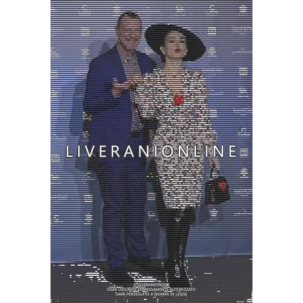 Amadeus e Chiara Francini Sanremo 2023 73mo Festival della Canzone Italiana Photocall del 10 febbraio Casino’ Municipale - Sanremo (IM) 10-02-2023 foto Roberto Garavaglia/ag. Aldo Liverani sas / AGENZIA ALDO LIVERANI SAS