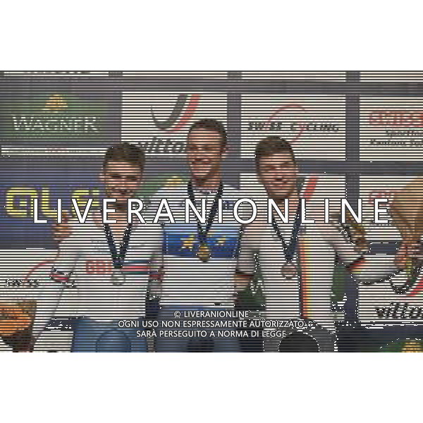 10-02-2023 European Championships Elite Track; Giornata 03; 2023, Bahrain - Victorious; 2023, Great Britain; 2023, Germany; Milan, Jonathan; Bigham, Daniel; Buck Gramcko, Tobias; Grenchen; ©SIROTTI / AGENZIA ALDO LIVERANI SAS