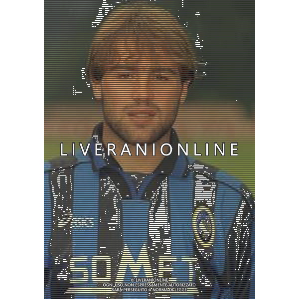 18-07-1997 MOENA -RITIRO ESTIVO PRE CAMPIONATO ATALANTA CALCIO NELLA FOTO PAOLO FOGLIO AG ALDO LIVERANI SAS