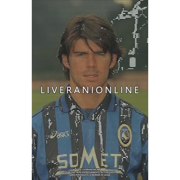 18-07-1997 MOENA -RITIRO ESTIVO PRE CAMPIONATO ATALANTA CALCIO NELLA FOTO ANDREA SOTTIL AG ALDO LIVERANI SAS