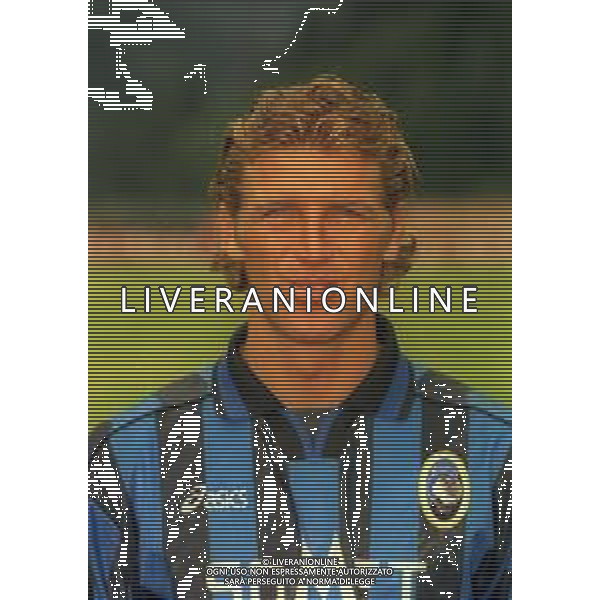 18-07-1997 MOENA -RITIRO ESTIVO PRE CAMPIONATO ATALANTA CALCIO NELLA FOTO MASSIMO CARRERA AG ALDO LIVERANI SAS