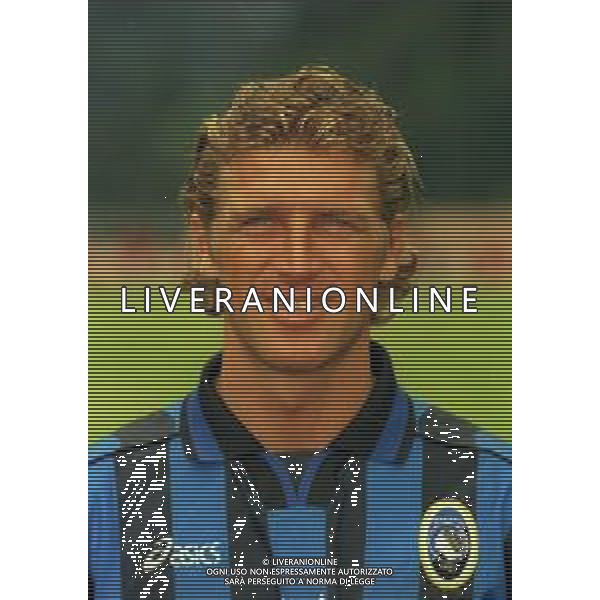 18-07-1997 MOENA -RITIRO ESTIVO PRE CAMPIONATO ATALANTA CALCIO NELLA FOTO MASSIMO CARRERA AG ALDO LIVERANI SAS